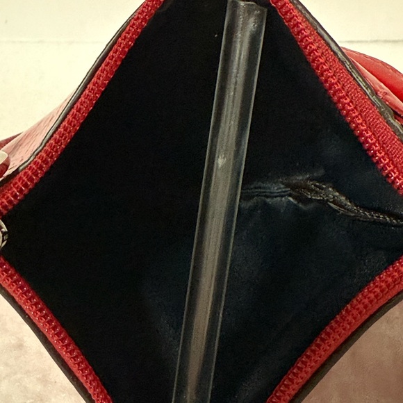 Coach Red Floral Wristlet - Picture 2 of 3